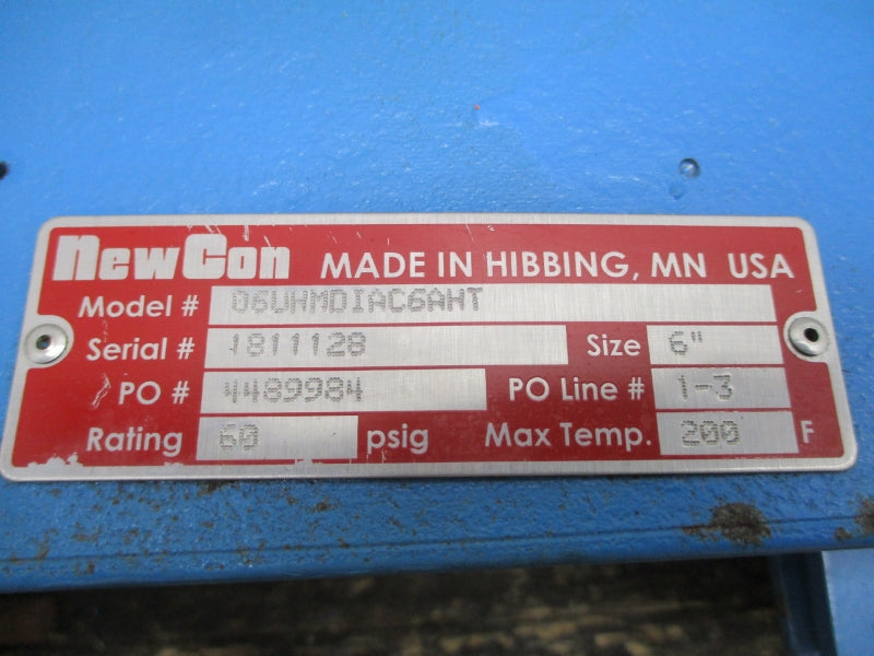 NEWCON 06UHMDIAC6AHT 60PSI SIZE 6 NSNP