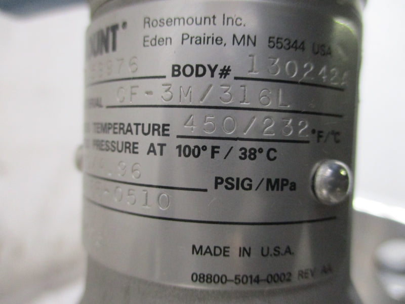 ROSEMOUNT 8800DF080SA3N1D1E5M5T1P2Q4 10.8-42VDC 720PSI NSNP