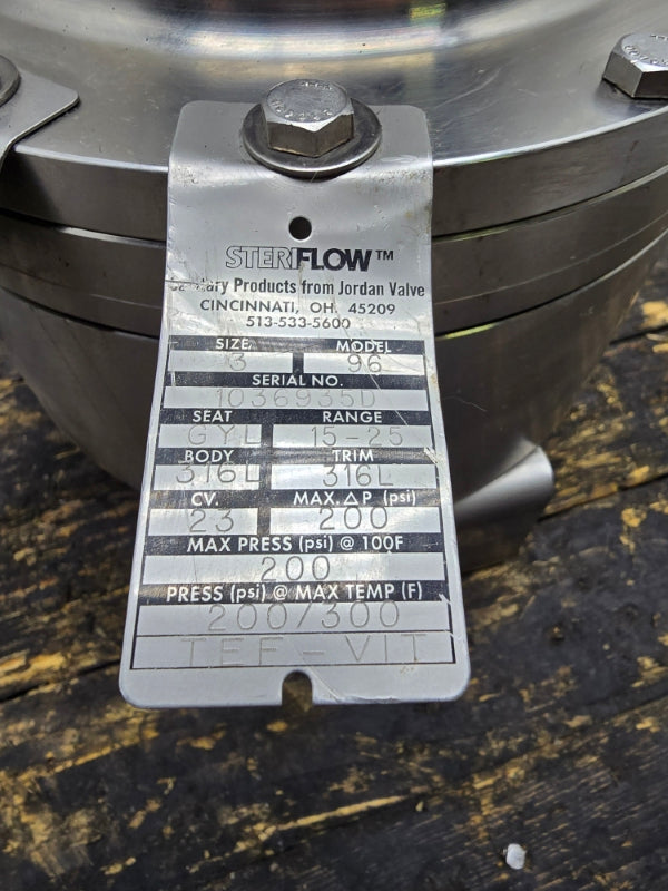A3 STERIFLOW TEF-VIT 96 SIZE 3 200PSI NSNP