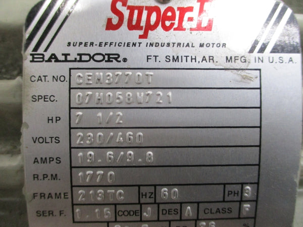 FRISTAM PUMPS FPX3451-215 CEM3770T 07H058W721 230/460V 19.6/9.8A NSNP