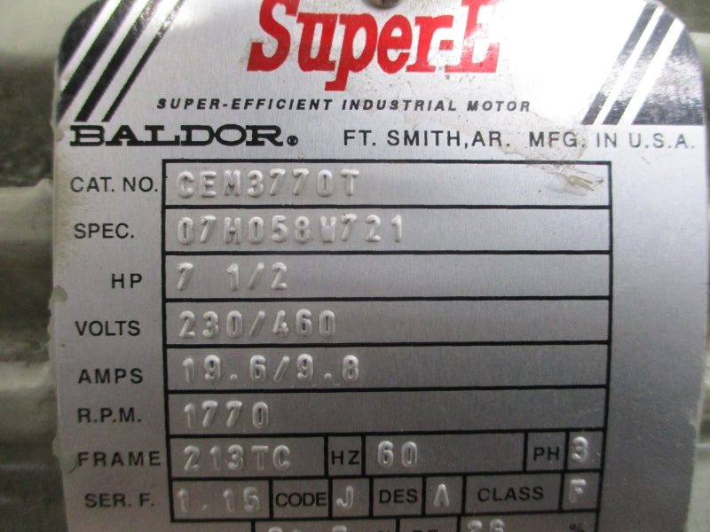 FRISTAM PUMPS FPX3451-215 CEM3770T 07H058W721 230/460V 19.6/9.8A NSNP