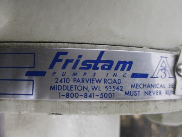 FRISTAM PUMPS FPX3451-215 CEM3770T 07H058W721 230/460V 19.6/9.8A NSNP