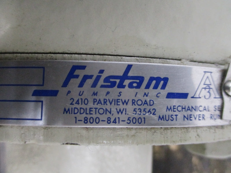 FRISTAM PUMPS FPX3451-215 CEM3770T 07H058W721 230/460V 19.6/9.8A NSNP