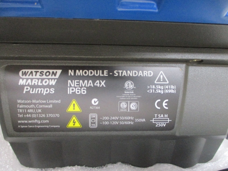 WATSON MARLOW PUMPS 730DUN/R 070.915N.00A 200-240V NSMP