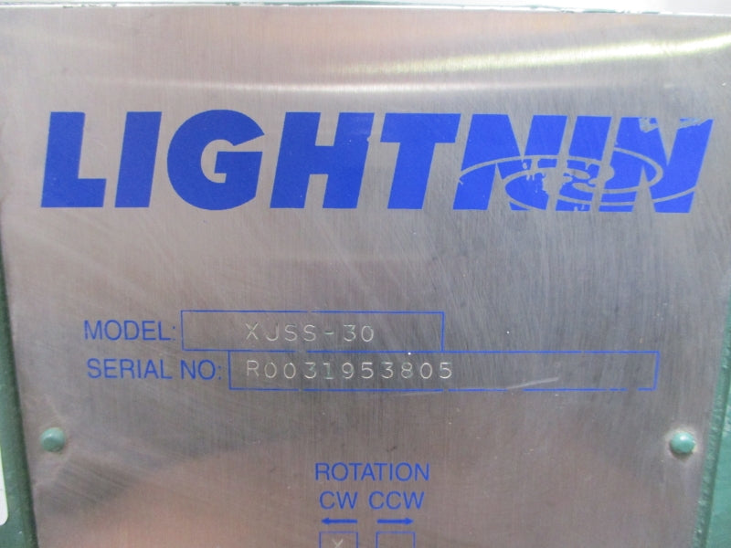 LIGHTNIN XJSS-30 W/ BALDOR 35S675-0085G1 230/480V 2.2/1.1A NSNP