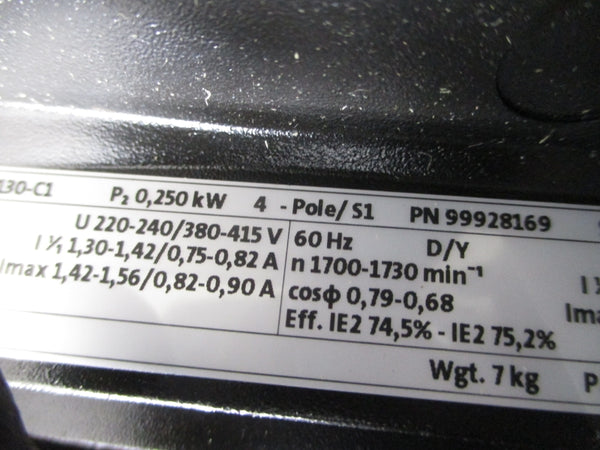 GRUNDFOS TP 32-80/4 A-F-A-BQQE-CX3 W/ MG71A4-14FF130-C1 220-255/380-440V 1.18-1.18/0.68-0.68A NSMP