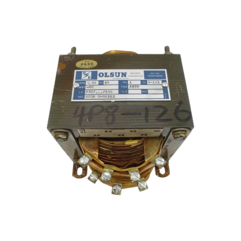 OLSUN ELECTRICS H-115 8250-S-56161 480V NSNP