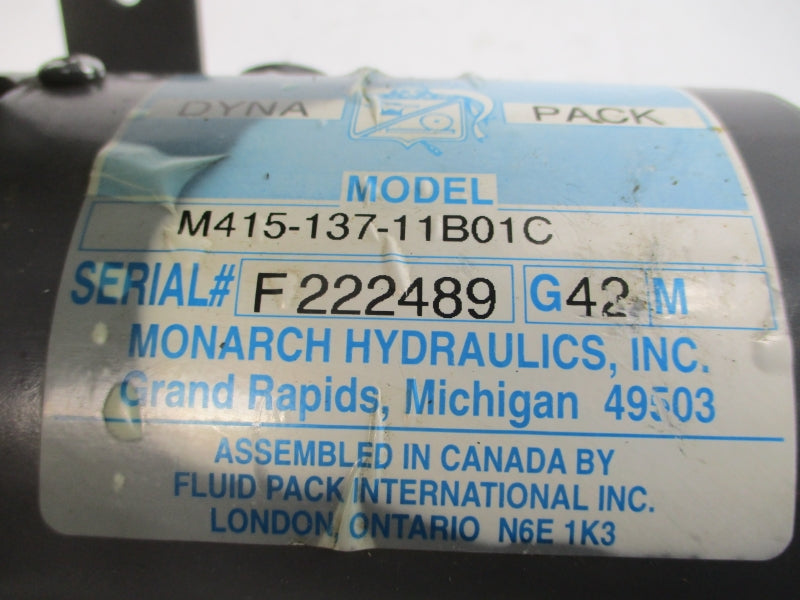 MONARCH HYDRAULICS M415-137-11B01C W/ BALDOR 33-1964W171G1 575V 1A UNMP