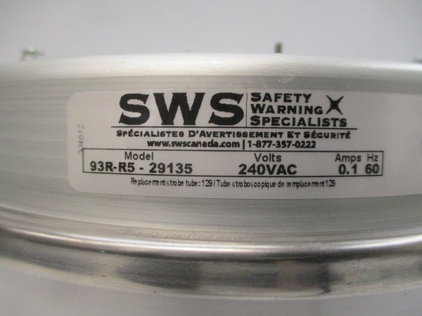 SWS 93R-R5-29135 240VAC 0.1A (NO BULB) NSNP