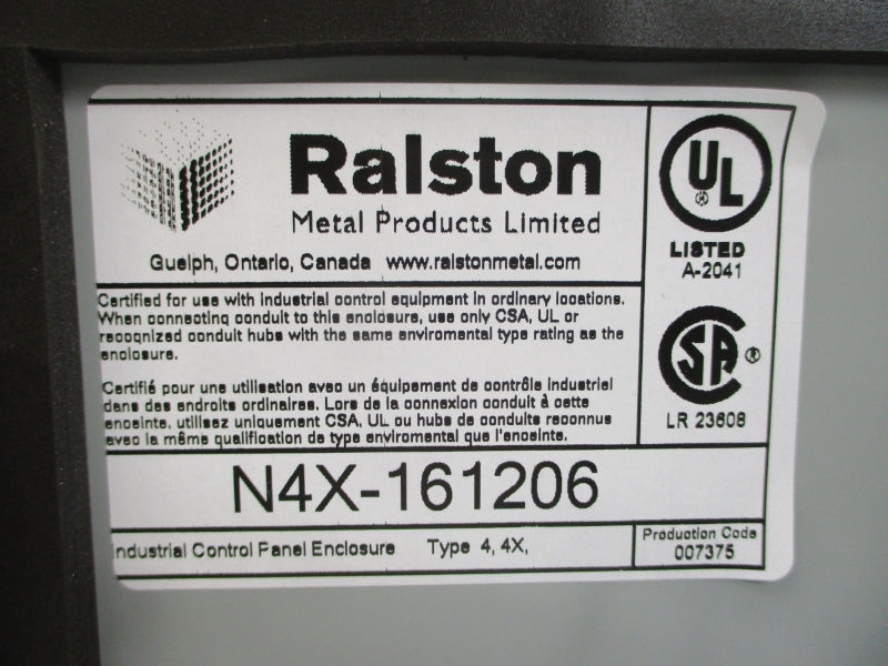 RALSTON N4X-161206 NSNP
