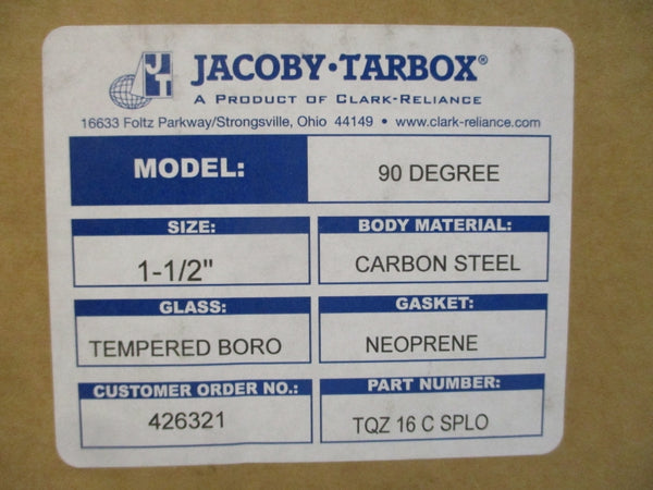 JACOBY-TARBOX TQZ-16-C-SPLO 426321 285PSI 1-1/2" NSMP