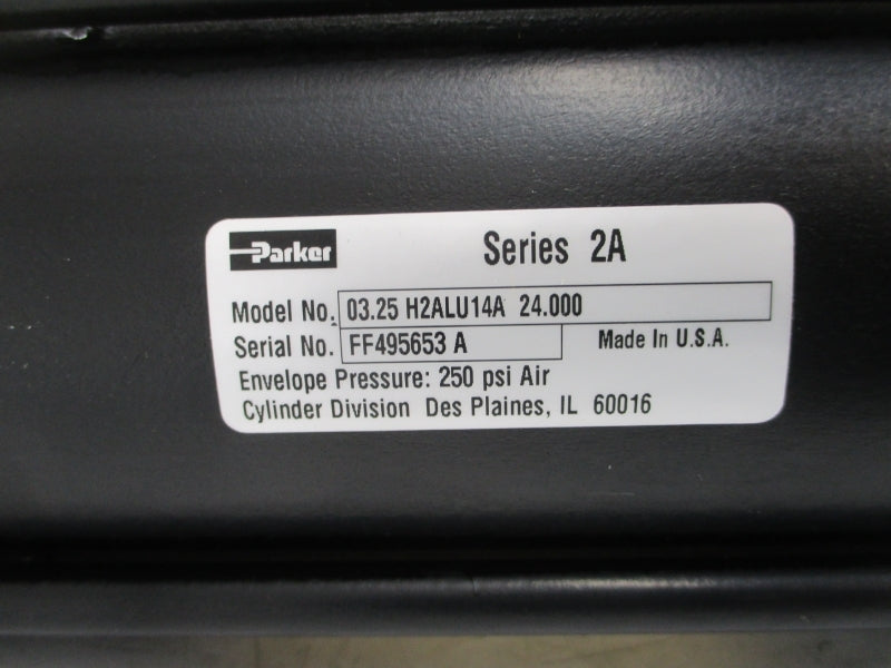 PARKER 03.25-H2ALU14A-24.000 SER. 2A 250PSI NSNP