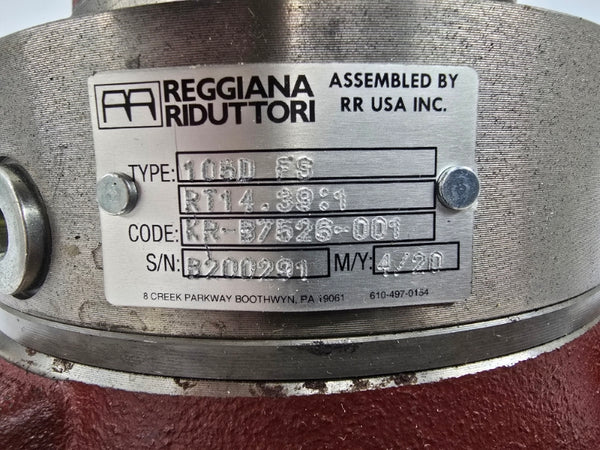 REGGIANA RIDUTTORI 105D-FS RR-B7526-001 UNMP