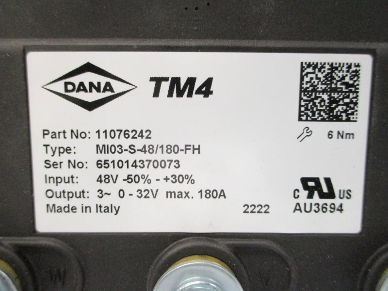 DANA 11076242 MI03-S-48/180-FH 48V 180A NSNP