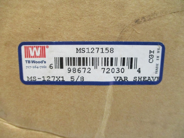 TB WOODS MS127158 MS-127X1 5/8" NSMP