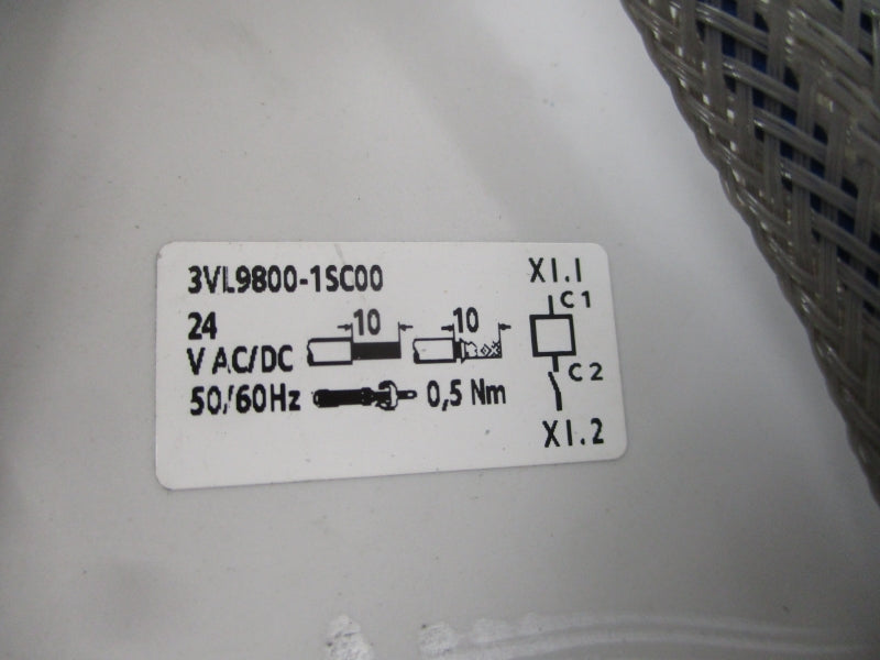 SIEMENS 3VL9800-1SC00 24VAC/DC 630A NSNP