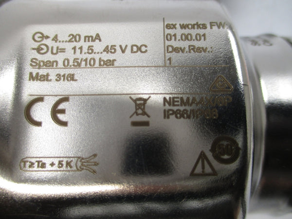 ENDRESS + HAUSER PMP55-3TDH6/0 11.5-45VDC REV. 1 NSNP