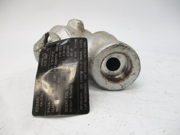 EDWARDS VALVES D 36174F22 1335PSI 1" NSNP