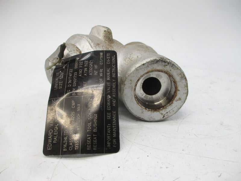 EDWARDS VALVES D 36174F22 1335PSI 1" NSNP