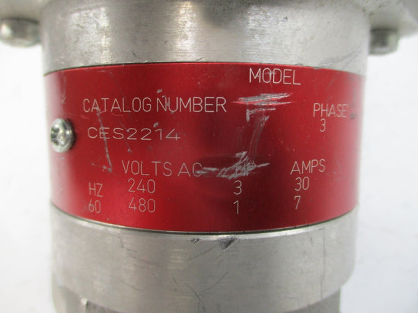 COOPER CROUSE-HINDS CES2214 240/480VAC 30A NSNP