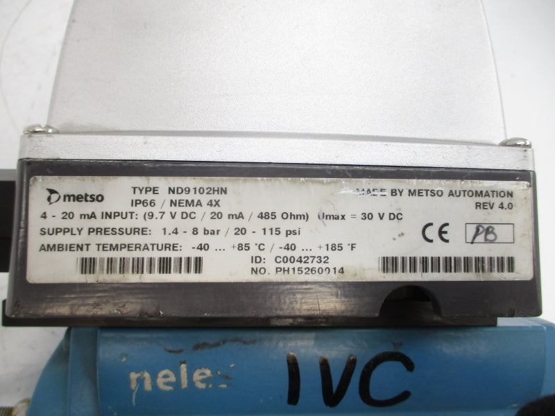 METSO C05-RAA025AS ND9102HN-KCE07 EC05 30VDC 20-115PSI REV. 4.0 NSNP