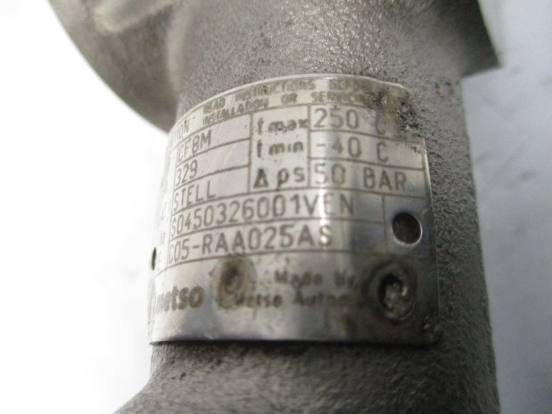 METSO C05-RAA025AS ND9102HN-KCE07 EC05 30VDC 20-115PSI REV. 4.0 NSNP
