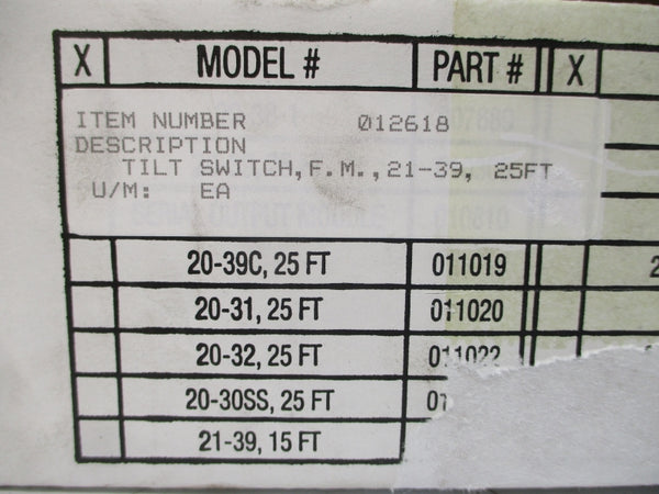 THERMO FISHER SCIENTIFIC 21-39 25FT NSMP
