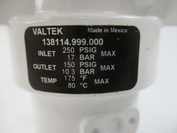VALTEK 138114.999.000 150/250PSI 1/4" NSMP