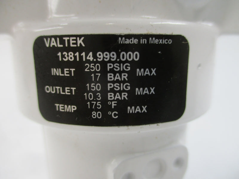 VALTEK 138114.999.000 150/250PSI 1/4" NSMP