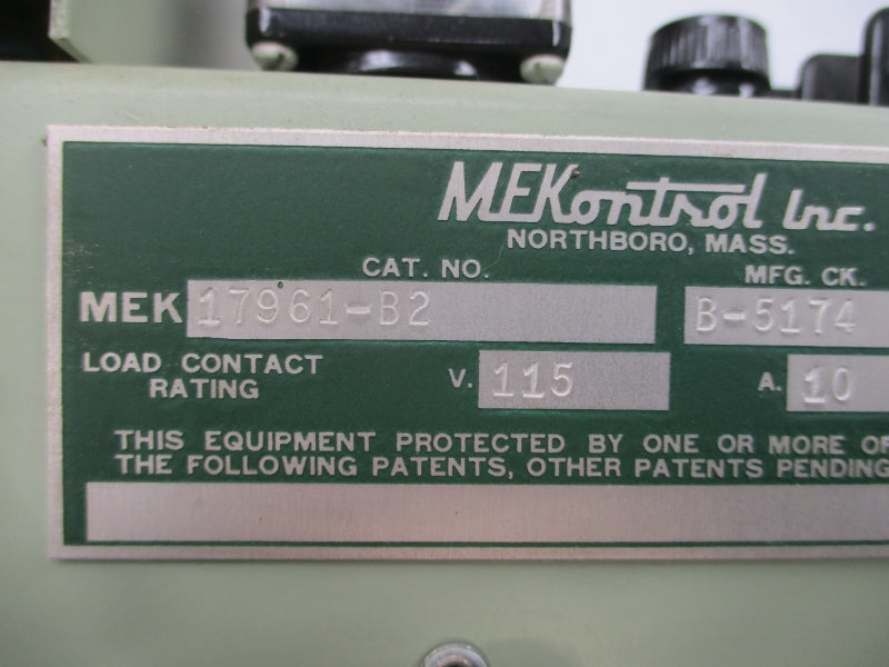 MEKONTROL MEK17961-B2 115V 10A NSNP