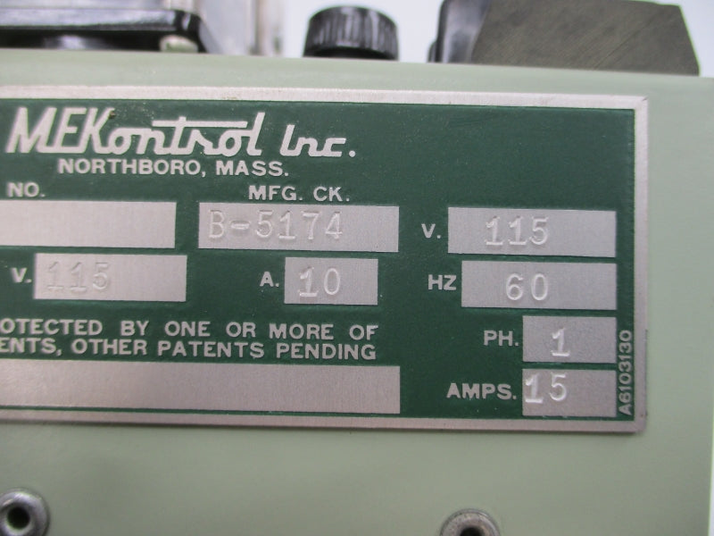 MEKONTROL MEK17961-B2 115V 10A NSNP