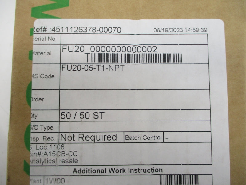 YOKOGAWA FU20-05-T1-NPT NSMP