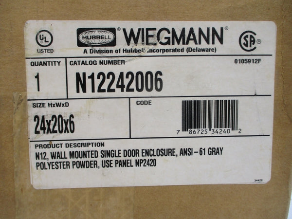 WIEGMANN N12242006 24X20X6 NSMP