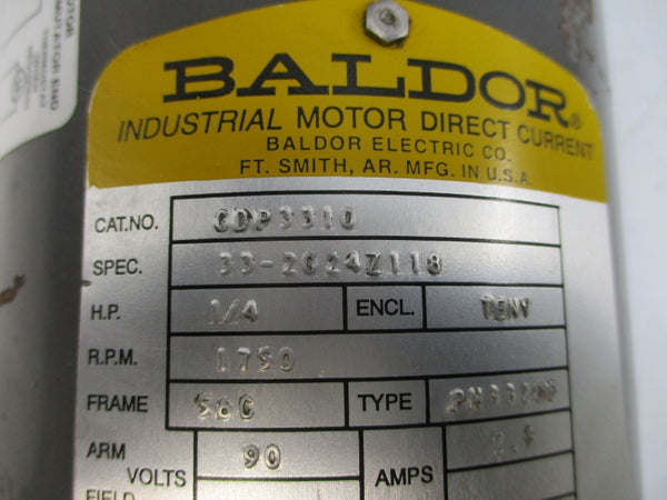 BALDOR CDP3310 33-2024Z118 90V 2.9A NSNP