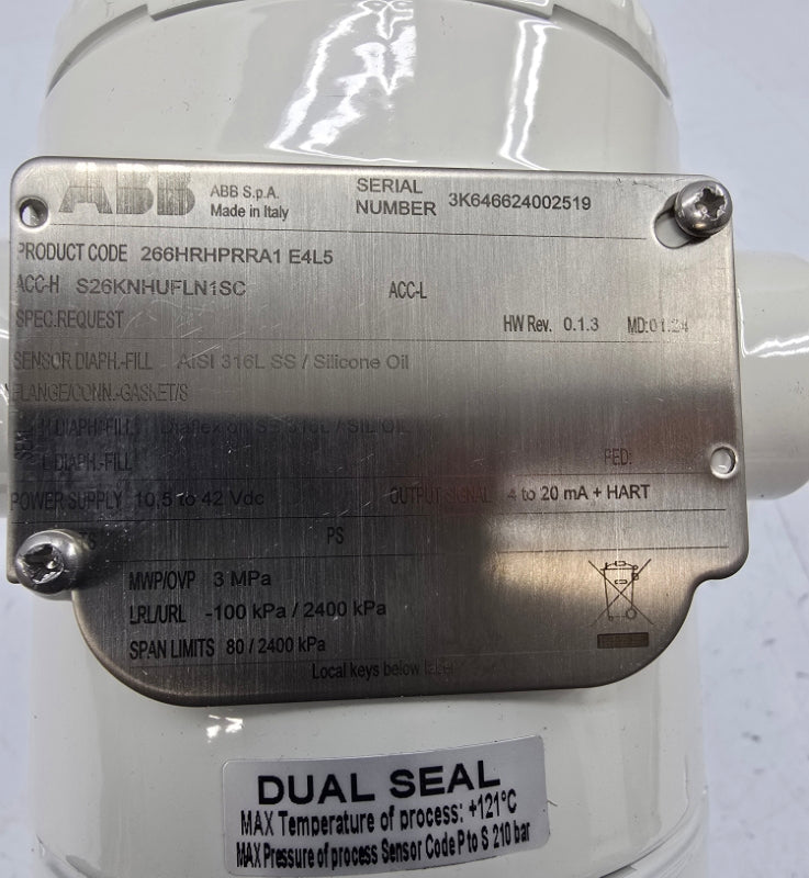 ABB 266HRHPRRA1E4L5 10.5-42VDC REV. 0.1.3 NSNP