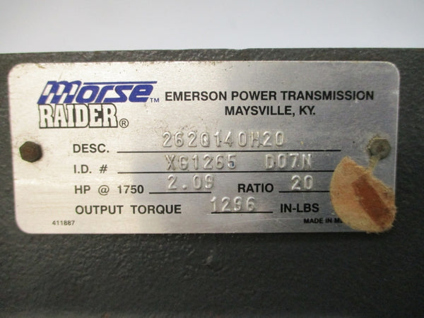 MORSE RAIDER EMERSON 262Q140H20 UNMP