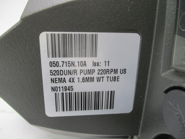 WATSON MARLOW PUMPS 050.715N.10A 520DUN/R 200-240V 2.5A NSMP