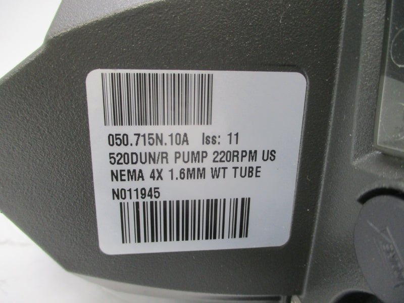 WATSON MARLOW PUMPS 050.715N.10A 520DUN/R 200-240V 2.5A NSMP