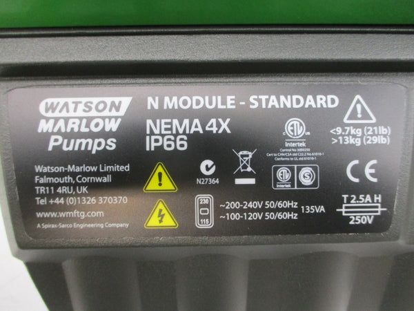 WATSON MARLOW PUMPS 050.916N.2LA 530BPN/R2 200-240V 2.5A NSMP