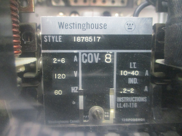 WESTINGHOUSE I8785I7 120V 2-6A UNMP