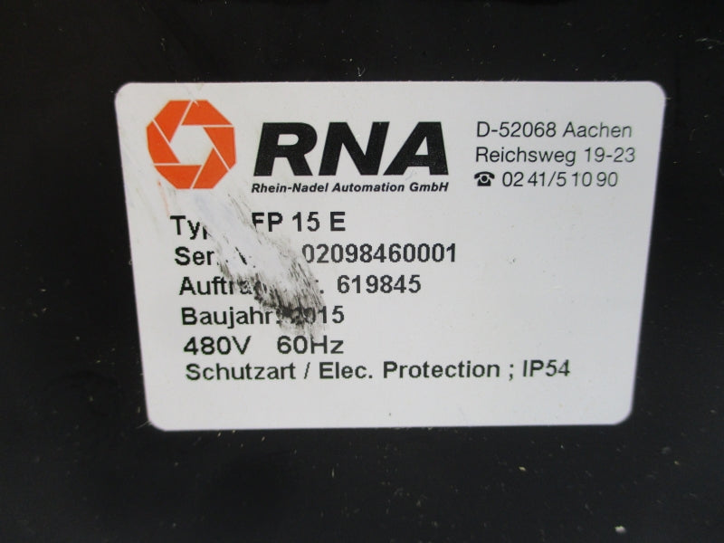 SEW-EURODRIVE WAF10DT56M4/TF W/ RNA FP15E 480V 0.27A (AS PICTURED) NSNP