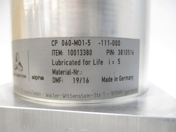 WITTENSTEIN CF060-MO1-5-111-000 NSMP