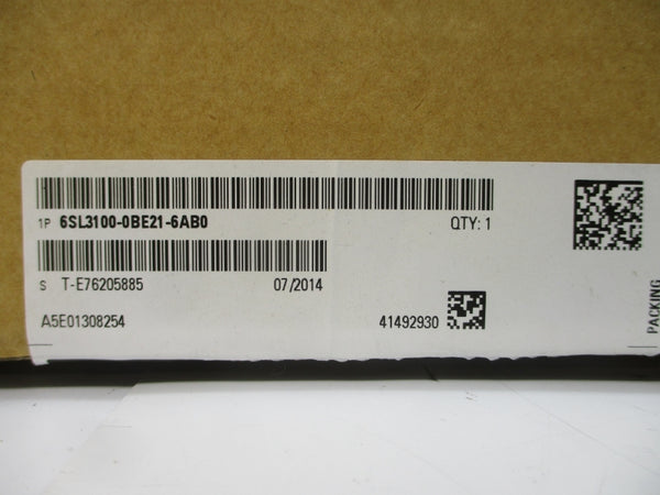 SIEMENS 6SL3100-0BE21-6AB0 380-480VAC 26A NSMP