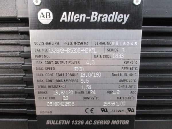 ALLEN BRADLEY 1326AB-B530E-M2K5L SER. B 24VDC 9.5A (BR/YL) NSMP