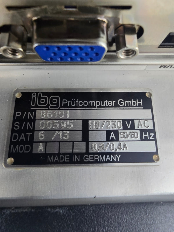 IBG EDDYVISOR 86101 110/230VAC 0.8/0.4A NSNP