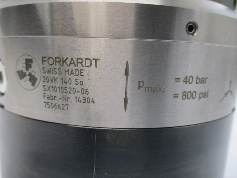 FORKARDT 20VK140S0 SX1010520-06 800PSI NSNP