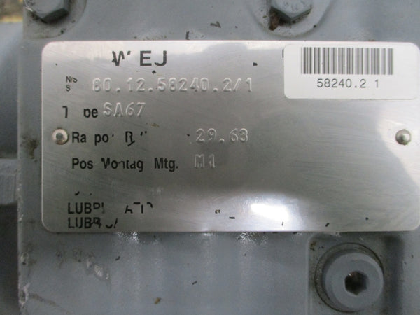 SEW-EURODRIVE SA67.37DT80K4BMG1HFASAX 240/480V 2.78/1.39A NSNP