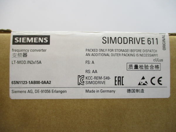 SIEMENS 6SN1123-1AB00-0AA2 NSFS