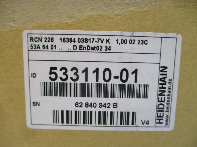 HEIDENHAIN 533110-01 RCN2261638403S17-7V 3.6-5.25V NSMP