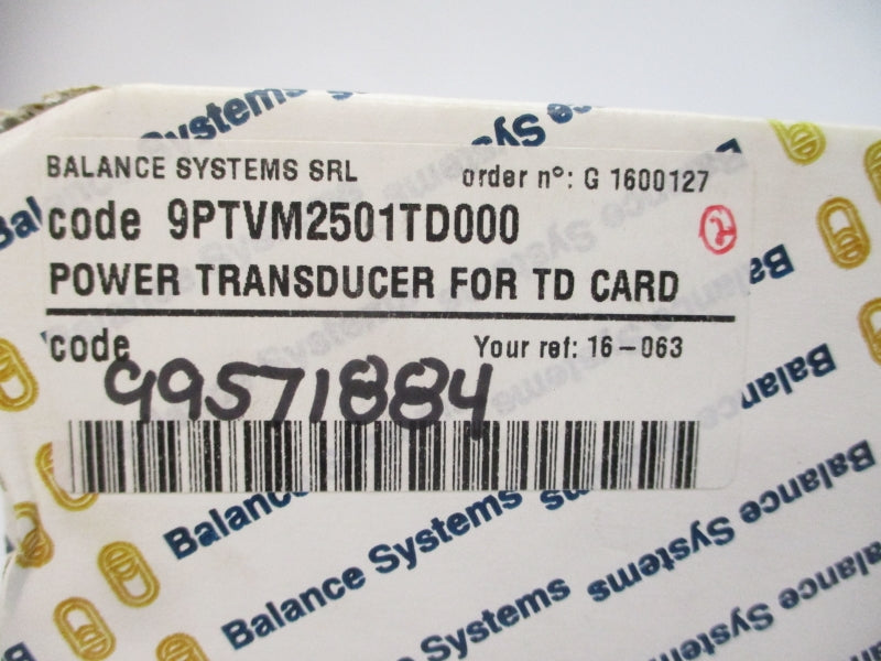 BALANCE SYSTEMS 9PTVM2501TD000 24VDC 1A NSMP
